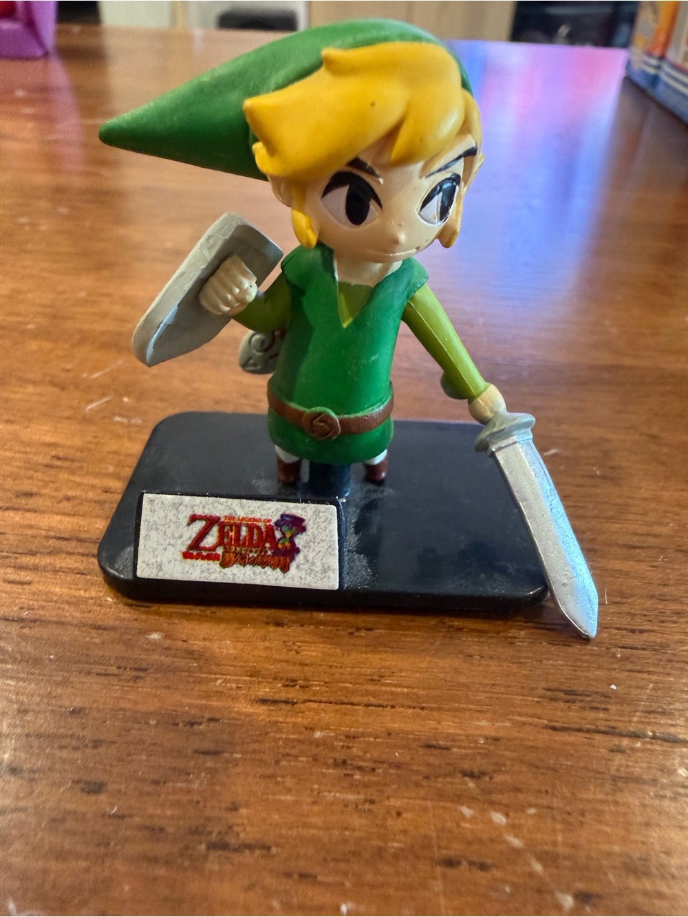 Zelda Link Green Figure with Sword and Shield
